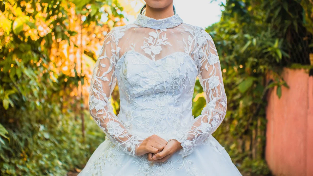 A wedding gown - the item most likely to be abandoned at a dry cleaner, usually because of a life event rather than forgetfulness.