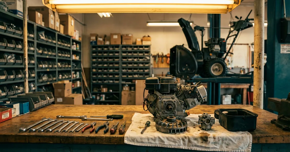 Run a more profitable small engine repair shop with better workflow, customer communication, parts tracking, and seasona...