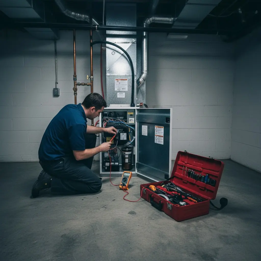 On site — diagnosing